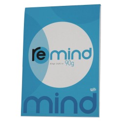 Blocco collato Remind 90gr 80 fogli A4