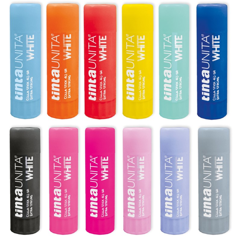 Colla Stick Tinta Unita White 40gr Extra Strong Pool Over - Tinta Unita | Colla stick 