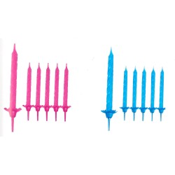 Blister 24 Candeline con supporto