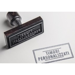 Timbro personalizzato 5 righe