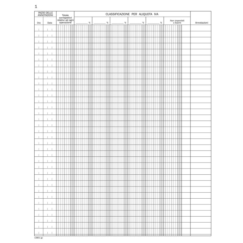 Registro mancato funzionamento cassa 138610000 Data ufficio | Contabilità e Società 