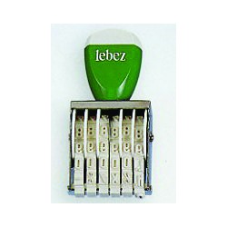 Numeratore in gomma 4mm 6 cifre 2231