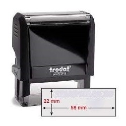 Timbro Printy 4913 58mmx22mm