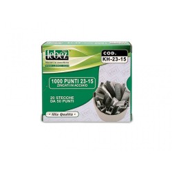 Punti zincati 23/15 Scatola da 1000