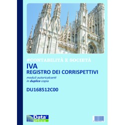 Registro dei corrispettivi 12x2pg 29,7x21,5 168512