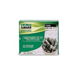 Punti zincati 23/17 Scatola da 1000