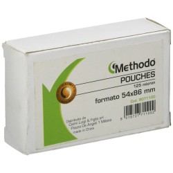 Pouches credit card 54x86 125 micron - 100pz