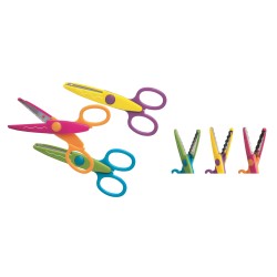 Forbici decorative cm.13 con 3 tipi di taglio