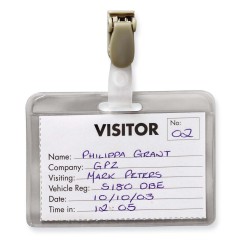 Portabadge molla pass 3M 9,5x6