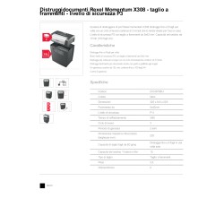 Distruggidocumenti Rexel X308 Momentum Acco-Esselte | Frammento 