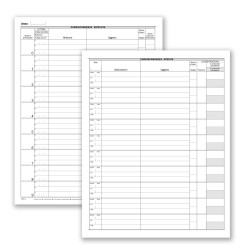 Registro protocollo corrispondenza E/U 31x24 13800