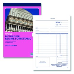 Fattura regime forfettario 21,5x14,8 1671RF000