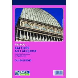 Fattura 1 aliquota 15x21 2 copie 1641C0000