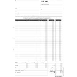 Fattura 1 aliquota 21x30 2 copie 1671C0000
