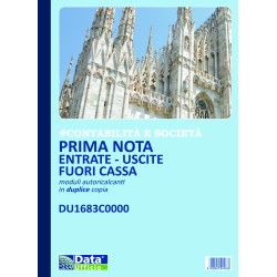 Prima nota cassa E/U ricalcante A4 1683C0000