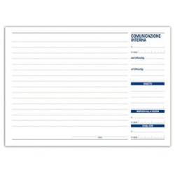 Comunicazioni interne 100 fogli 1322 A5