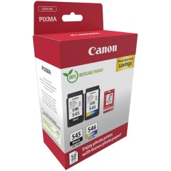 Canon inkjet 545+546+fogli