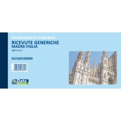 Ricevute generiche Madre/Figlia 21x10 160100
