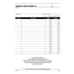 Acquisti valori bollati 2 copie 1649C0000 Data ufficio | Varie 