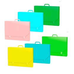 Valigetta con maniglia 38x52x6 Tinta Unita