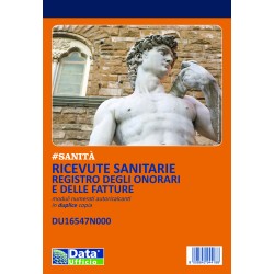 Ricevute sanitarie numerate 50/50 15x21 16547N000