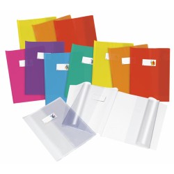 Coprimaxi Trasparente banda colorata 140my