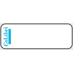 Etichette Colibrì 25x10 Permanenti Rotolo da 600pz