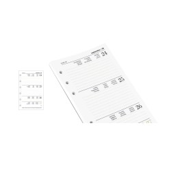 Ricambi Organizer settimanale con data A7 7,8x12,3