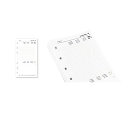 Ricambi Organizer giornaliero con data A6 9,5x17