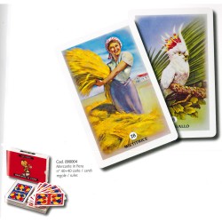 Carte da gioco mercante in fiera