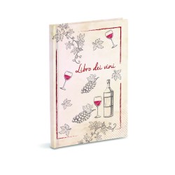 Libro dei Vini telato 17x20 80 pagine 4301-LV