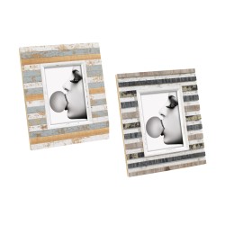 Cornice legno Boat righe 13x18 A1910 2 c