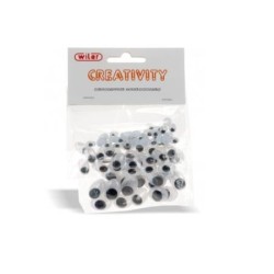 Blister 30 + 25 +20 occhi adesivi ovali