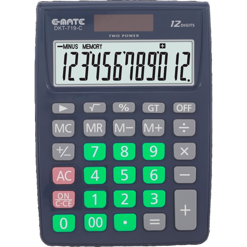 Calcolatrice Pool Digit Desktop DKT-719C 12 cifre Pool Over | Da tavolo 