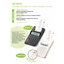 Calcolatrice scrivente Casio HR8CE 2 cifre Casio | Scriventi 