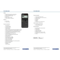 Calcolatrice Casio Scientifica FX991CW - 552FN Casio | Scientifica 