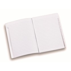 Rubrica A4 punto metallico 30 fogli