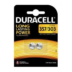 Pile Duracell 357/303 1,5V BL2