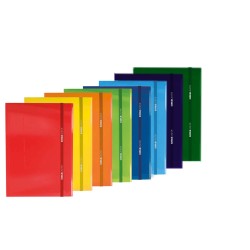 Cartellina 3 lembi elastico largoTinta Unita 26x35