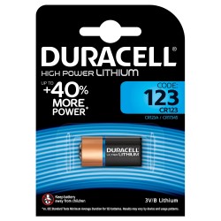 Pile Duracell CR123