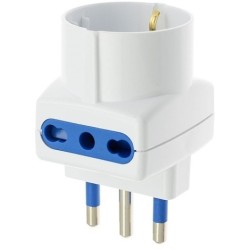 ADATTATORE 3 PRESE SCHUKO 16A AD42