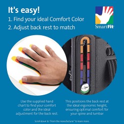 Schienale Smartfit Confort K60412WW Acco-Esselte | Ergonomia - filtri - supporti pc - 