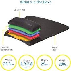 Tappetino mouse conform Smartfit K55793EU Acco-Esselte | Ergonomia - filtri - supporti pc - 