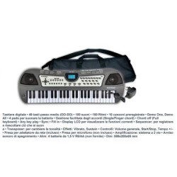 Tastiera digitale 15 4909 a 49 tasti+ borsa