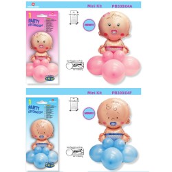 Mini Kit Bebè rosa azzurro +bebè foil h90 PB300/04