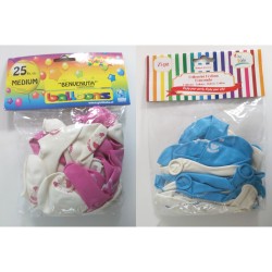 Busta 25 Palloncini BENVENUTO/A-55769-770