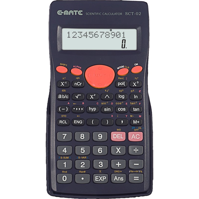 Calcolatrice Pool Digit scient. SCT-02 244FN 3 col Pool Over | Scientifica 