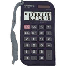 Calcolatrice Pool Digit 8 cifre c/laccetto PKT-89 Pool Over | Tascabile 