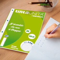 Ricambi rinforzati A4 Pool Over 40 fogli 100gr