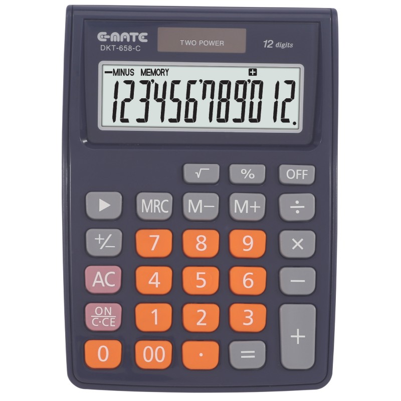 Calcolatrice Pool Digit Desktop DKT658C 12 cifre Pool Over | Da tavolo 